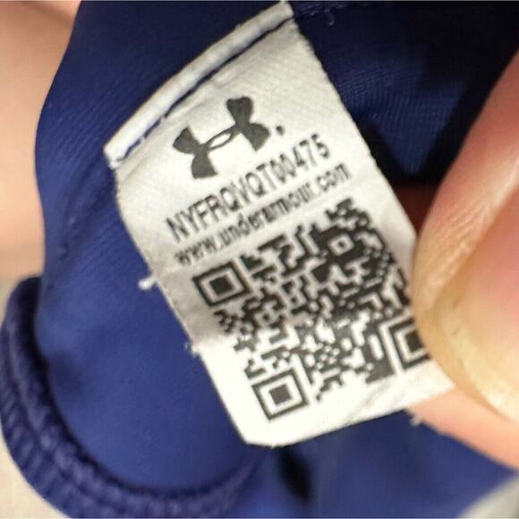 Under Armour Sports Bra Women's M Navy and Gray Strappy Compression 2x Lot Bra - Picture 6 of 10